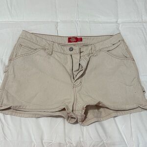 Khaki cargo shorts